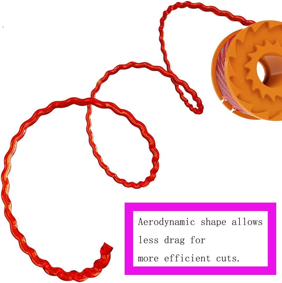 TOPEMAI WA0010 Replacement Trimmer Spool Line 0.065” for Worx WG154 WG163 WG160 WG180 WG175 WG155 WG151 String Trimmer Weed Eater (8 Spools, 2 Caps) : Garden & Outdoor