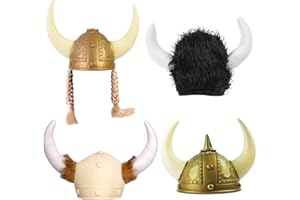 Funny Party Hats Costume - Viking Helmet - 4 Pack - Viking Costumes