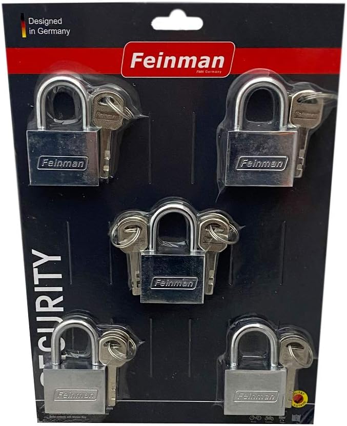 Lot De 5 Cadenas De Securite 50 Mm Avec 4 Cles Generales Fermeture Identique Avec 24 Cles Cadenas A Cle Quincaillerie Kendalfloral Com