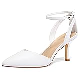 mysoft Women's Pumps Shoes Pointed Toe Kitten Low