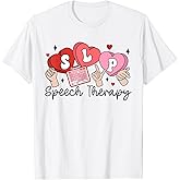 SLP Valentine's Day Speech Language Pathologist Student T-Shirt