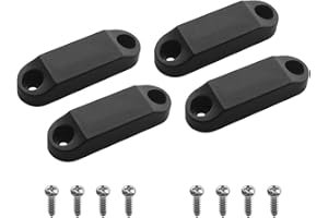 Screw Man RV Magnetic Door Holder (Black 2-Pair) RV Magnetic Door Catch & RV Door Magnet RV Door Catch RV Baggage Door Catch RV Trailer Accessories for RV, Camper, Trailer