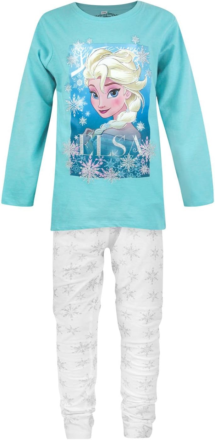 Official Frozen Elsa Girl's Pyjamas (78 Years) Amazon.co.uk Clothing