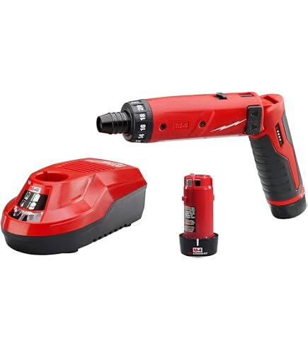 Amazon.com: Milwaukee 電動工具M4 1/4 英吋(約0.6 公分)六角螺絲起子