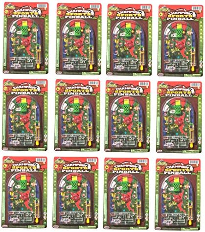 Mini Sports Theme Maze Pinball for Party Favor (Pack of 12)