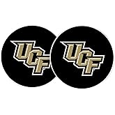 Desert Cactus University of Central Florida Car Accessories UCF Knights Absorbent Sandstone Cup Coasters Licensed Product Set of 2 (Design A)