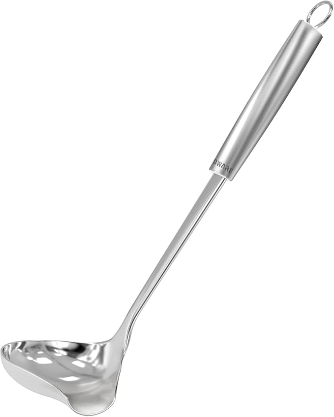Nuovoware Sauce Ladle, 11inch Premium Stainless Steel Sauce Ladle Drizzle Spoon Kitchen Tool