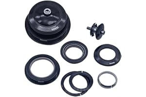 Bearing Headset for 28.6mm and 39.8mm Fork, Tapered Head Tube 44mm/55mm Mountain for Bike Replacement with Dual Bearing Syste