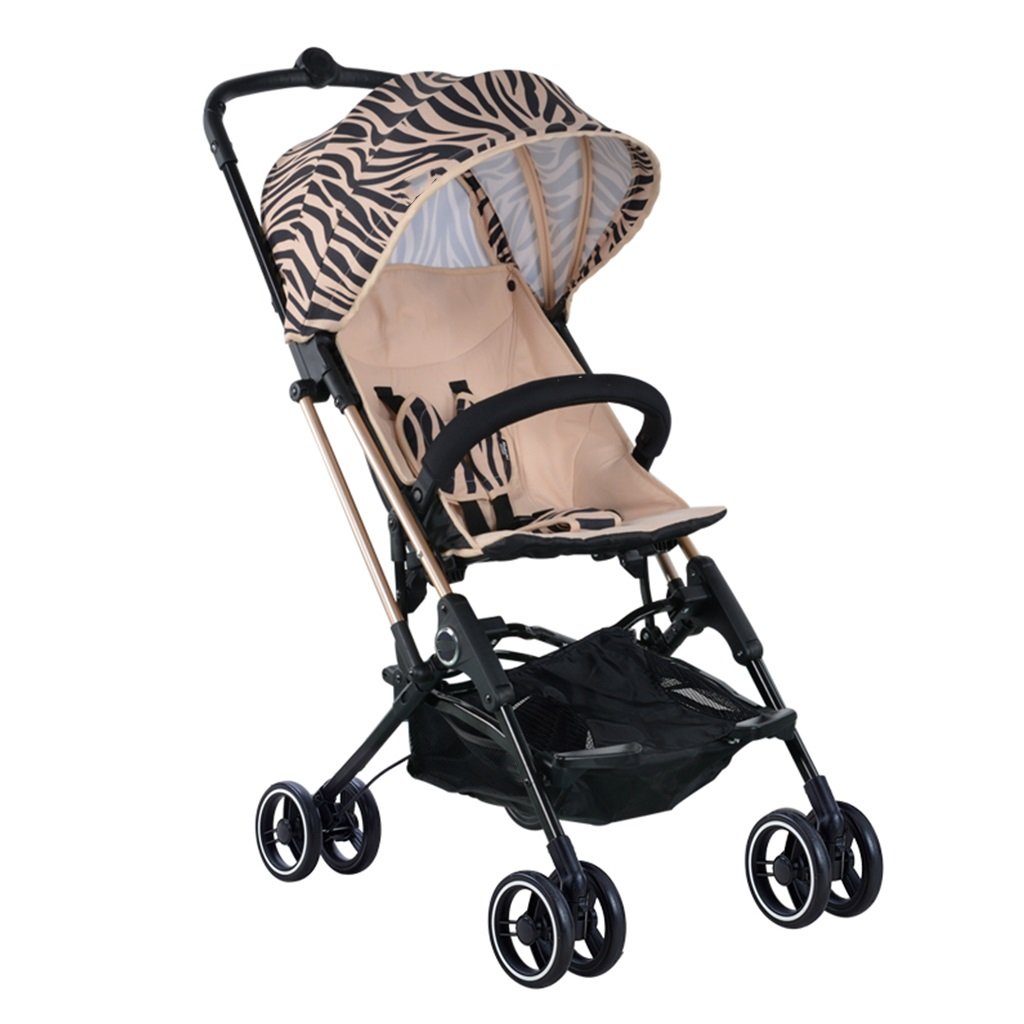 半額品 Jianxin ベビーカーは4輪のショックアブソーバでベビーカーを簡単に折り畳むことができます 色 ゴールド B07f7tx9f6 50 Off Www Ajaymedicalhall Com