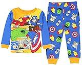 Marvel Avengers Character Powers Little Boys' Toddler 2 Piece Pajama Set