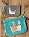 Danica Studio Zipper Pouch, Large, Llamarama