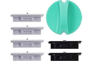 Giftgorde 6-Pack Trimmer Replacement Blades for Fiskars Paper Trimmer, Replacement Blade for All Series of Fiskars/Portable&Precision Trimmer,Arts and Crafts,4 Cutting&2 Scoring Blades,Slider,Ice Blue