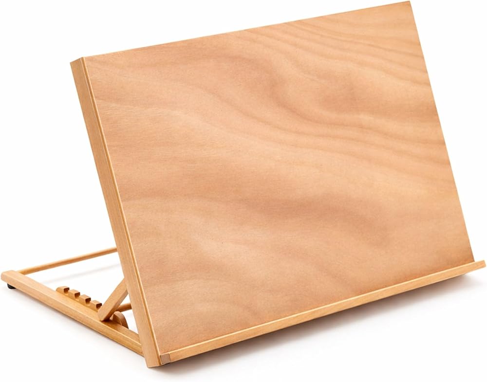 Oypla A2 Wooden Art Drawing Board Table Canvas Workstation Sketch Easel