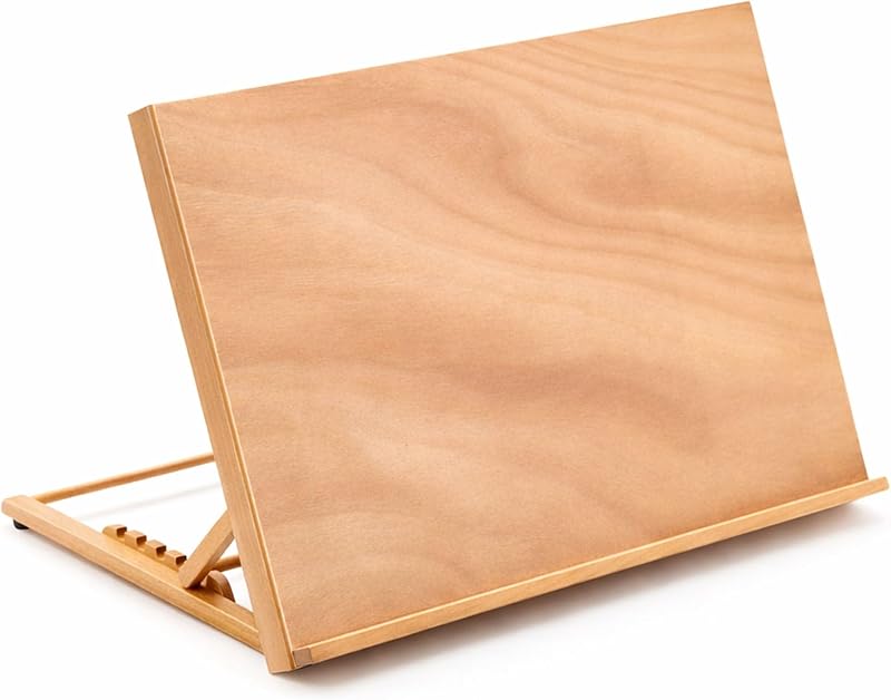 Oypla A2 Wooden Art Drawing Board Table Canvas Workstation Sketch Easel