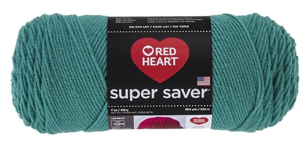 RED HEART 385953 SUPER SAVER YARN, JADE