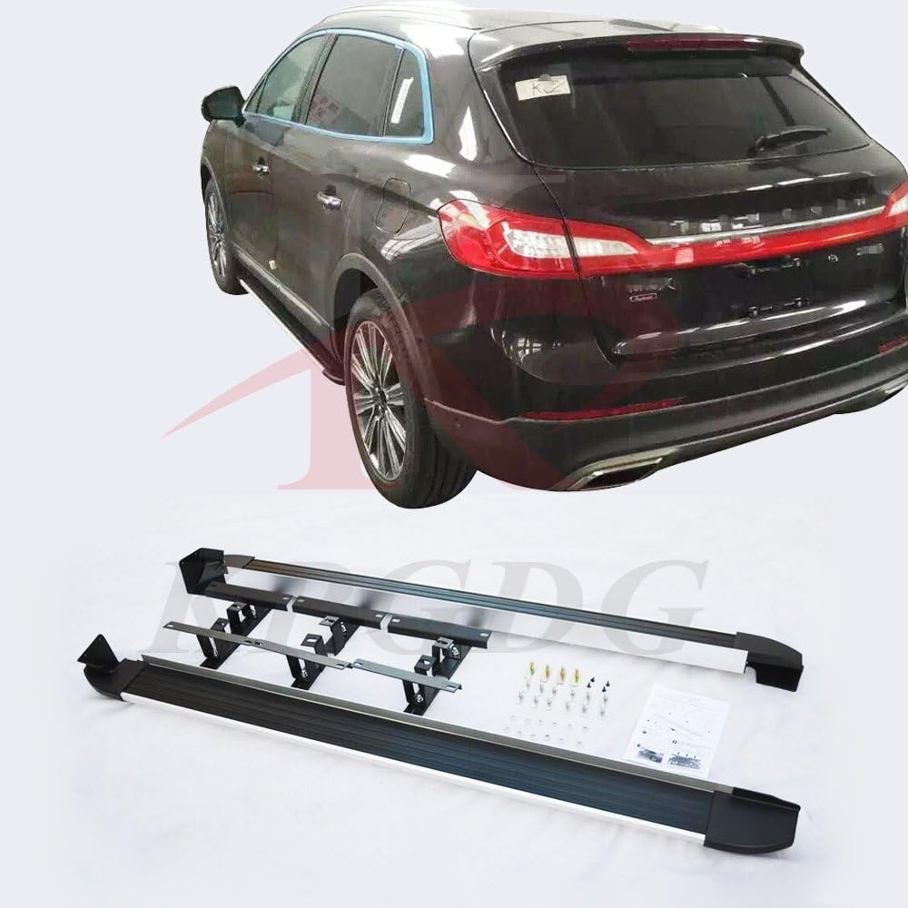 Fit for Lincoln Crossover MKX 2015-2017 Aluminium Running Boards Side Step Door Side Bars Nurf Bar