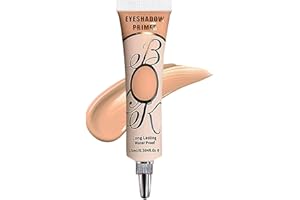 XINGXYUEL Eyeshadow Primer Dark Eye Shadow Primer Liquid Matte Eye Primer Waterproof Long Lasting Uniform Color Rendering Eyeshadow Primer for Women Oily Lids Eyeshadow Makeup-Dark