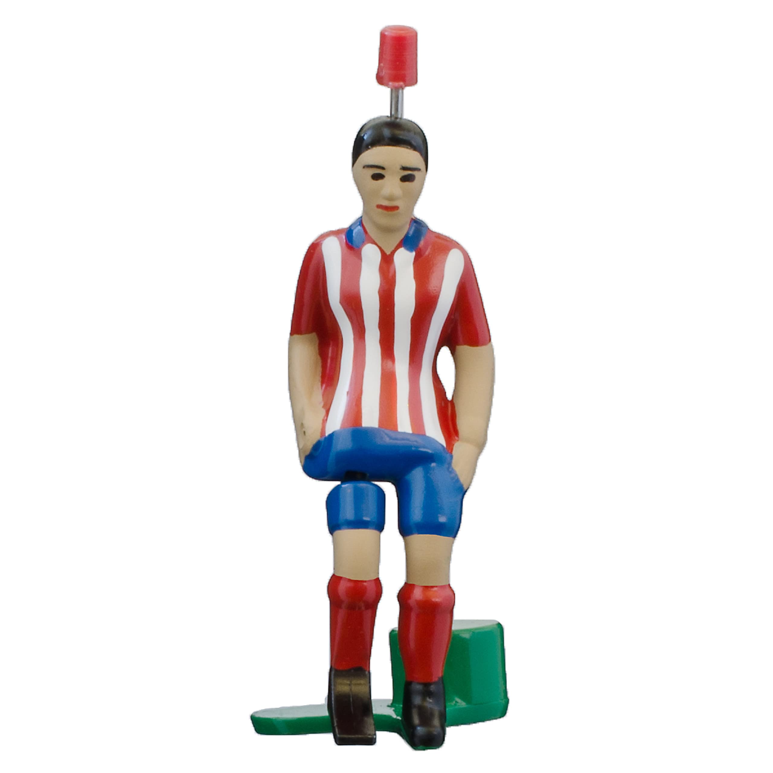 TIPP-KICK at. Madrid Top-Kicker I Original Football Player Figures for Kids and Adults I Suitable for all Table Football Games I Red/White Jersey