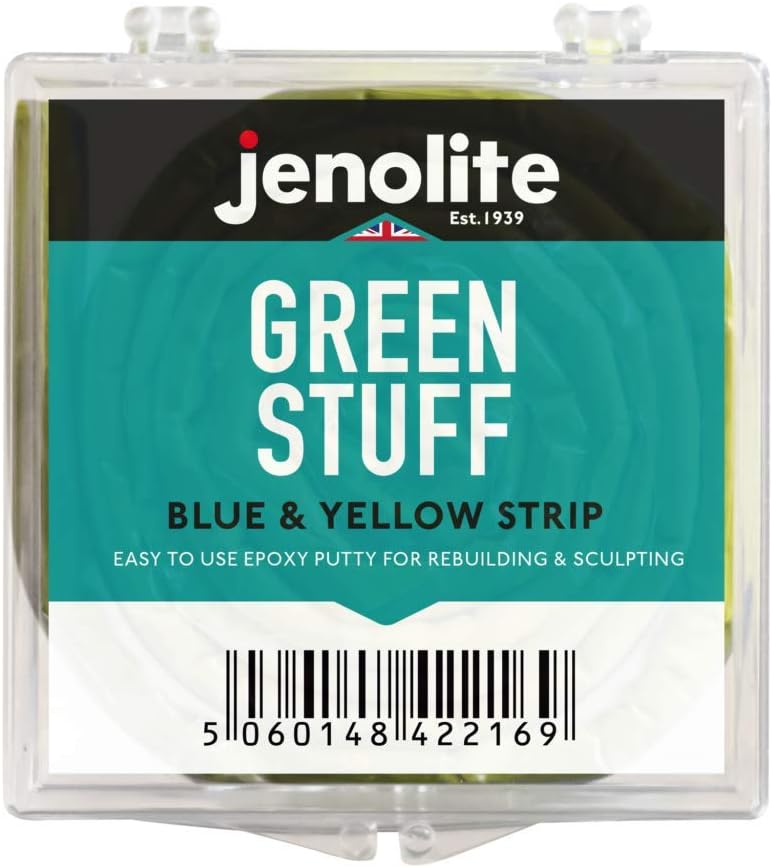 Jenolite Green Stuff Modelling Putty Blue Yellow 36in 91cm