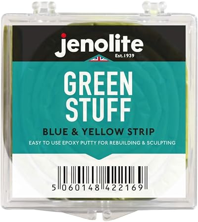Jenolite Green Stuff Modelling Putty Blue Yellow 36in 91cm