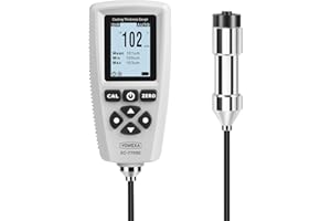 YOWEXA EC-770SE Professional Coating Thickness Gauge with External Probe, Digital Paint Thickness Meter, Auto-Detect Fe/NFe, 0–2000μm Measuring Range,2000 Reading Memory, USB Data Export