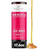 Manuka Honey Squeeze Bottle UMF 20+ MGO 829+, UMF Certified, 17.6oz | High potency grade for immune support &amp; skin care rituals, UMF certified &amp; 3rd party lab tested, raw monofloral, traceable