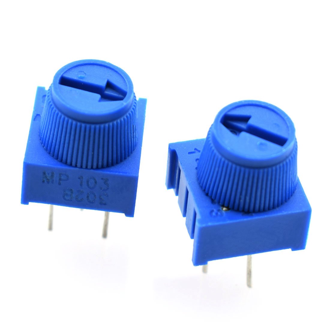 HJ Garden 12pcs 10K Ohm Multiturn Rotary Potentiometer 3386MP103 3Pins