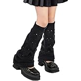 Junely Leg Warmers for Women Kawaii Leg Warmer Cute Legwarmers Japanese Socks Emo Goth Gyaru Accessories
