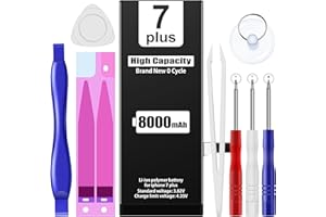 EMNT Battery for iPhone High Capacity Than Others Replacement Battery with Complete Repair Tool Kit and Instructions for iPhone 7 Plus