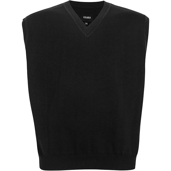 KingSize Men's Big & Tall Shaker Knit V-Neck Sweater Vest - L