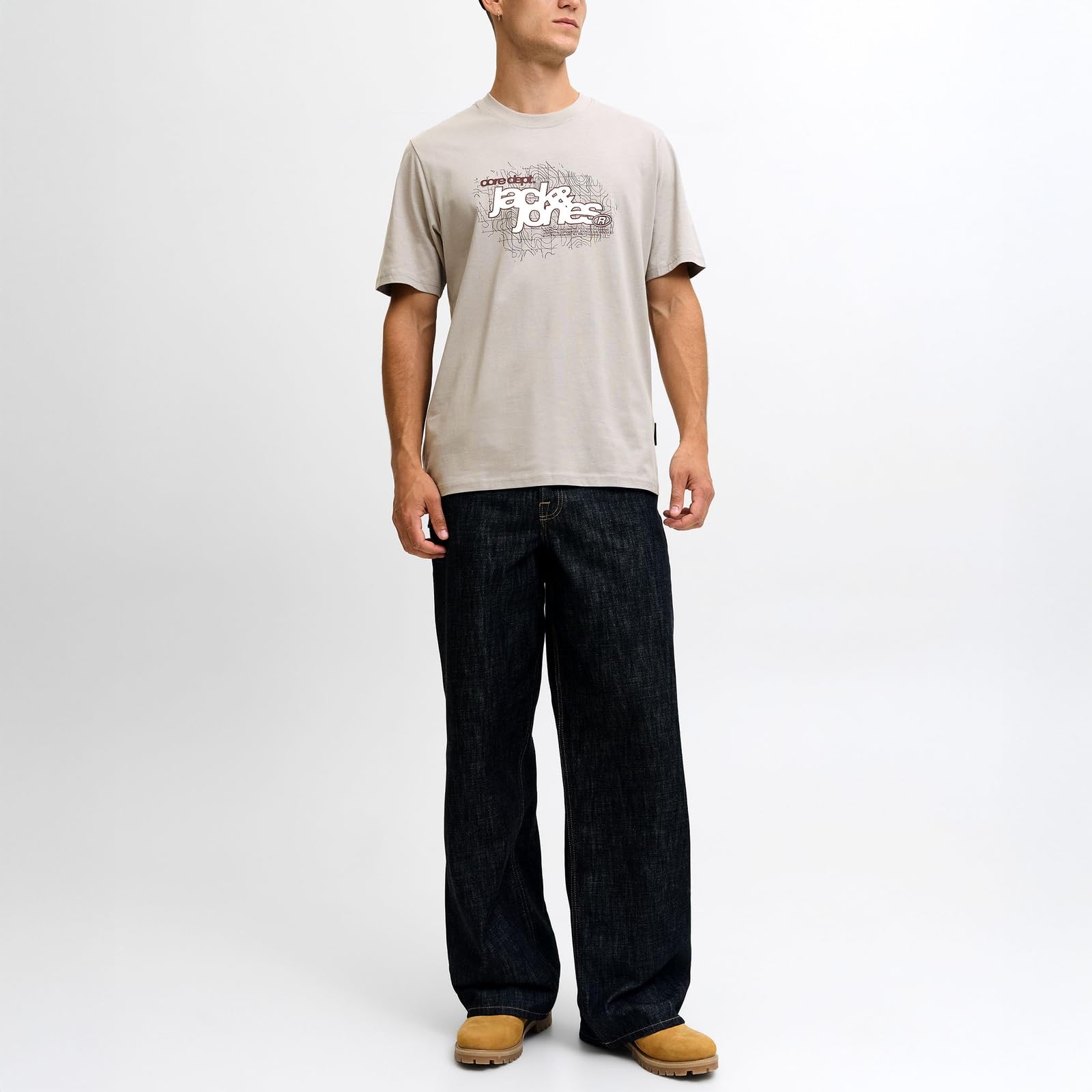 JACK & JONES Jcogrid Branding Tee Ss Crew Neck 3Pk Mp 2
