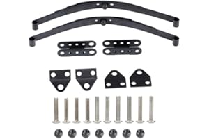 Spring Suspension Bar, Steel Leaf Spring Suspension Bar Compatible with / D90 1/10 Scale RC Crawler Car