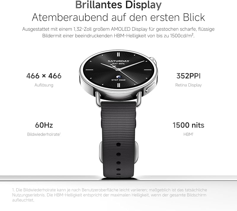 Watch S4 41mm, 32g Ultra-Leicht, HyperOS 3, Gold — Foto 3 von 8