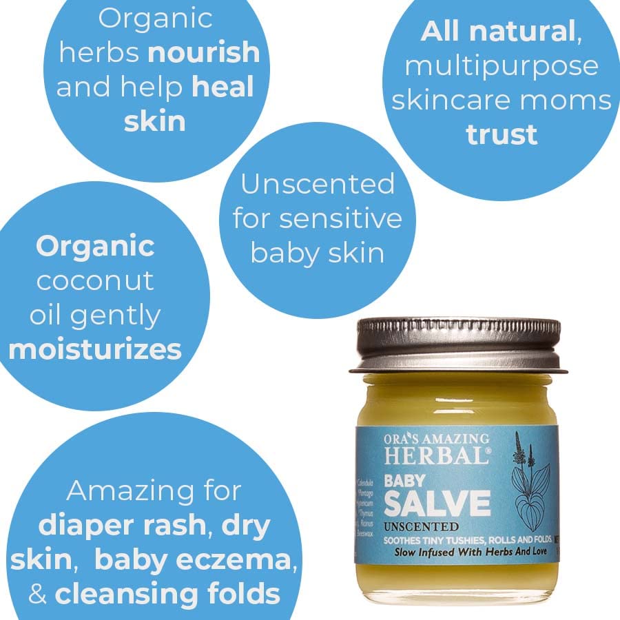 Baby Salve, Diaper Rash and Eczema Balm for Babies and Toddlers, Diaper