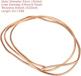 Hilitand 2M Soft Copper Tube 5mm OD x 4mm ID Pipe for Refrigeration & Chiller view 2