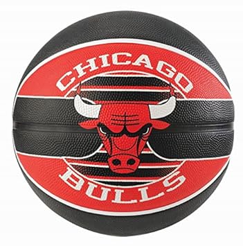 Spalding Chicago Bulls Equipo de Baloncesto tamaño de la Bola 7 ...