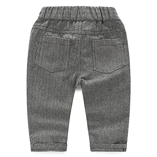 Baby Boy Gentleman Set with Dress Shirt+Bow Tie+Vest and Pants 3PC Set - Image 8