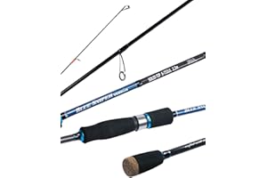 LITTMA Trout Rod7‘3“Panfish Rod Trout Fishing Rod Light &Ultralight Fishing Rod Crappie Rods Ultralight Spinning Rod 2 Piece Graphite Lightweight Trout Rods Spinning Ultra Light Fishing Spinning Rod