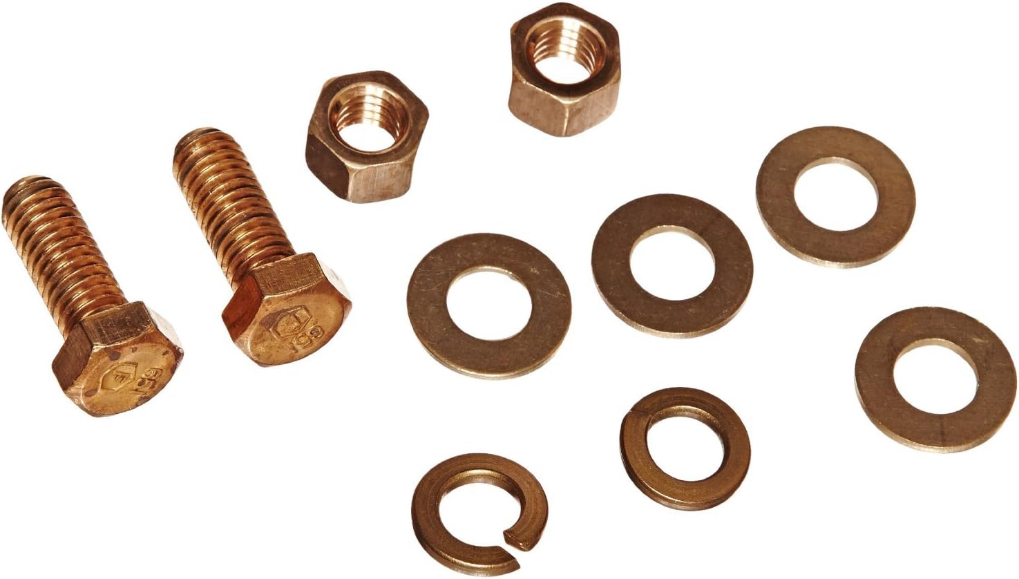Burndy TMH266 Durium 10 Piece Silicon Bronze Hardware Kit, 3/8"16 Size