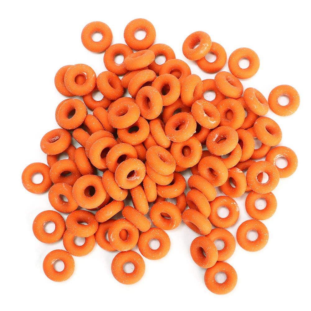 Meiyya Summer Enjoyment Rubber Castration Ring, 100Pcs Rubber Durable Castration Pliers Ring, Surgical Tool for Castration Ring Castration Pliers Ring Pig Castration Ring(red)