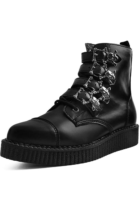 Black 7-Eye Chain \u0026 Strap Dino Lug Boot 