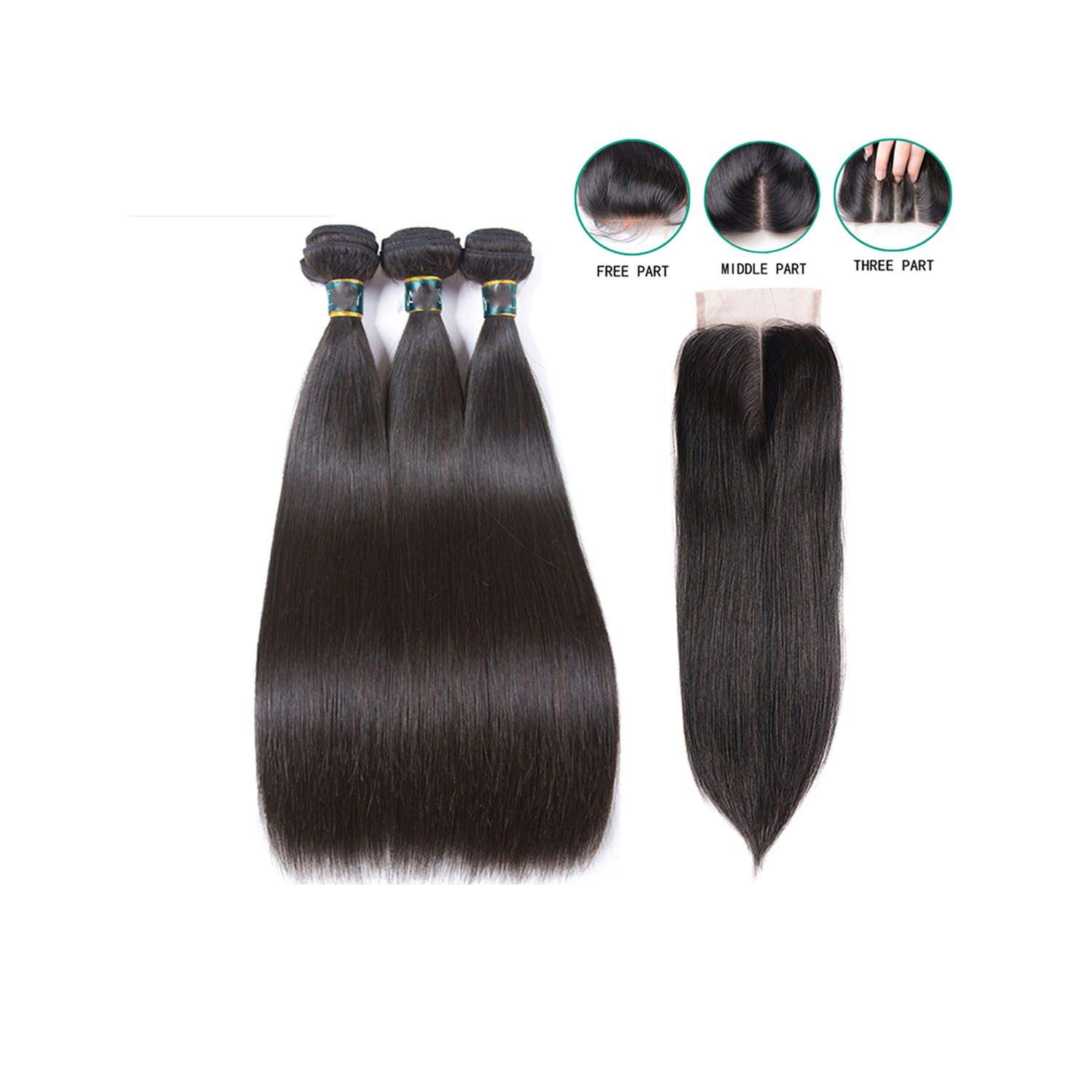 Amazon Com Brazilian Straight Hair Non Remy Hair Weft Weave 100