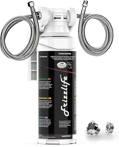 Frizzlife MK99 Under Sink Water Filtration System 0.5 Micron High Flow 2.0 GPM