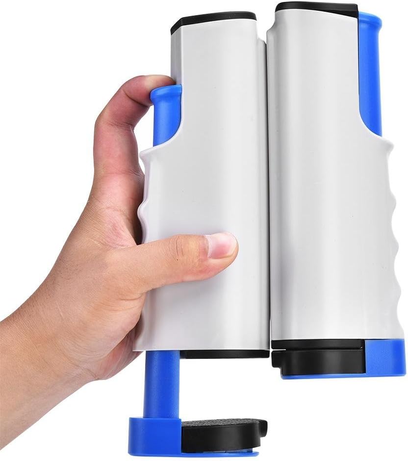 Vbest life Ping Pong Nets-Retractable Table Tennis Net and Post-Ping Pong Replacement Table Net(White+Blue) : Sports & Outdoors