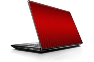 IT'S A SKIN 15 15.6 inch Laptop Notebook Skin Vinyl Sticker Cover Decal Fits 13.3" 14" 15.6" 16" HP Lenovo Apple Mac Dell Compaq Asus Acer/Red Carbon Fiber Graphite