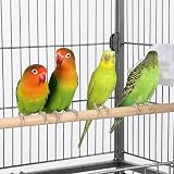 Yaheetech 132cm Large Parrot Bird Cage with Stand Wheels Black view 4