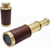 Prime NAUTICAL6 Inches Brass Pirates Telescope, Collapsible Handheld Telescope, Monocular, Adventure,Traveling,Gift Item,Brass Nautical Spyglass for Outdoor Navy and Gift