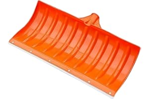 Generic Snows Shovels Head Replacement Multipurpose Practical Heavy Duty Orange for Sidewalk Backyard Driveway Handle Not Inc