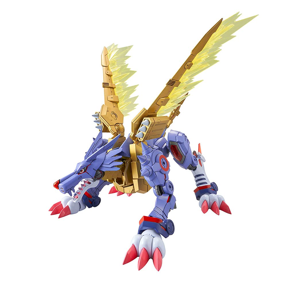 BANDAI SPIRITS Bandai Hobby - Digimon - Metal Garurumon (Amplified), Figure-Rise Standard Model Kit