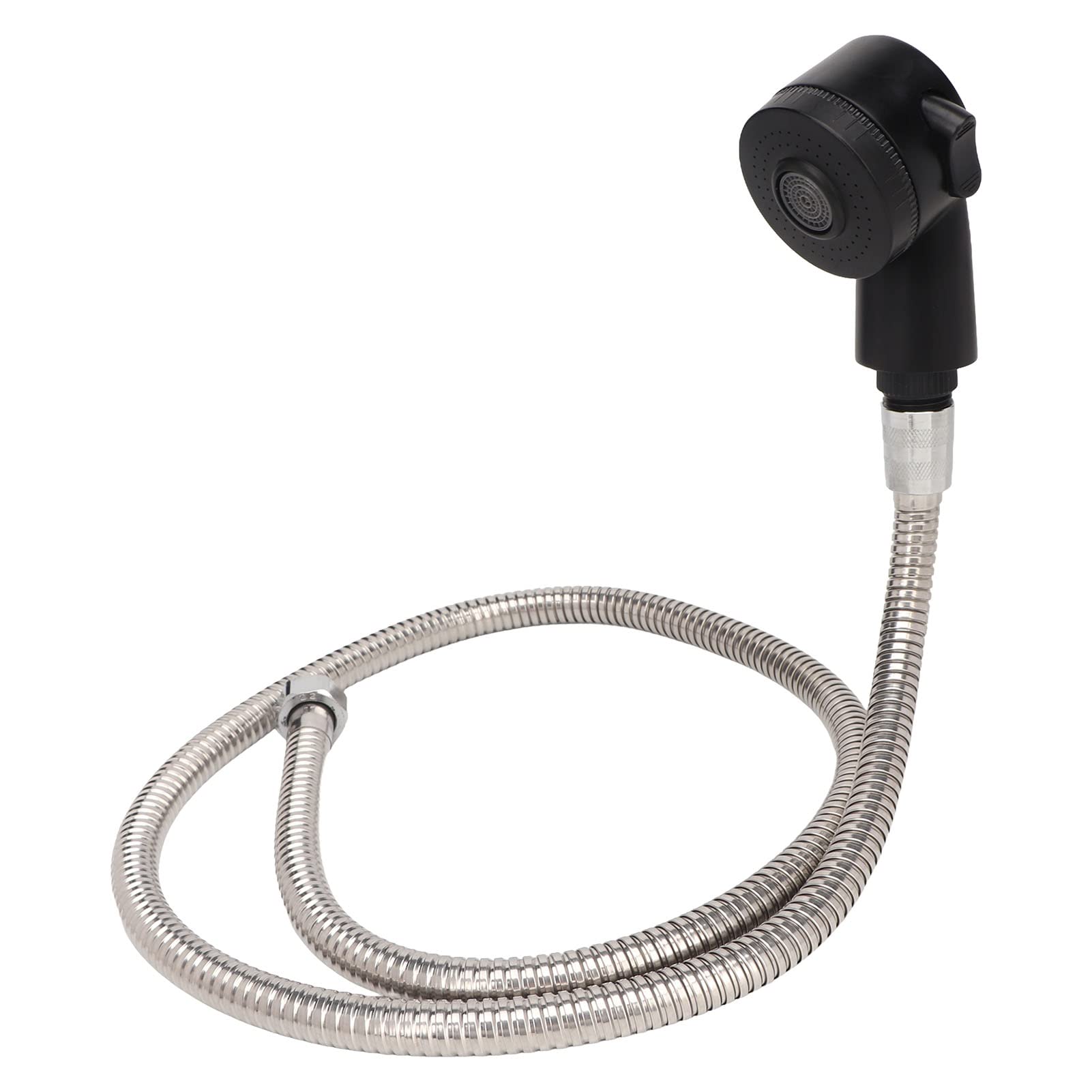 Photo 1 of "Salon Shampoo Bowl Sprayer Set with Anti-Leakage Ceramic Valve Head & 120cm Hose | Durable Electroplated Surface for Professional Hair Salons & Barbershops"